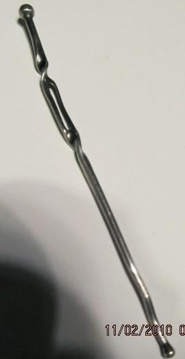 STERLING SEWING BODKIN LACE TOOL - SILVER