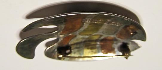 Mexico METALES CASADOS Sterling Copper Brass Pin - Metals