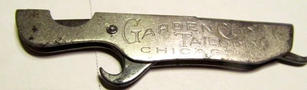 Cigar Cutter Garden City Screw Driver Opener - Metalware