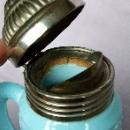 Light Blue Milk Glass SYRUP PITCHER