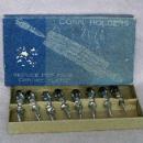 Chrome Plated CORN HOLDERS in Original Box - metalware