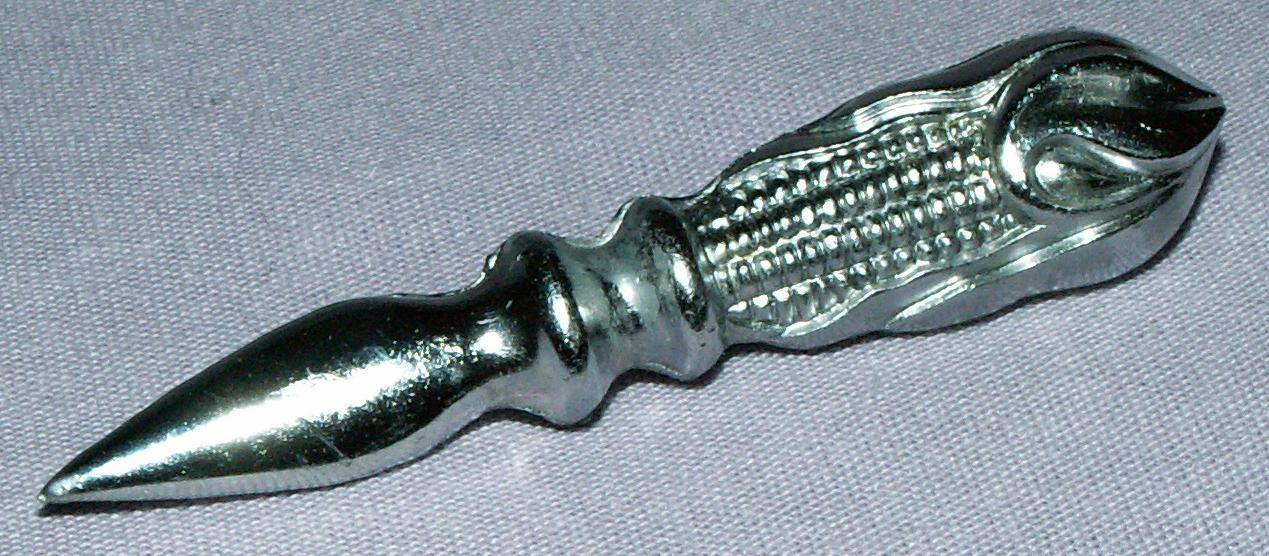 Chrome Plated CORN HOLDERS in Original Box - metalware