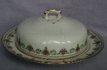 LIMOGES Porcelain Pancake Dish w/ Cover