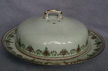 LIMOGES Porcelain Pancake Dish w/ Cover