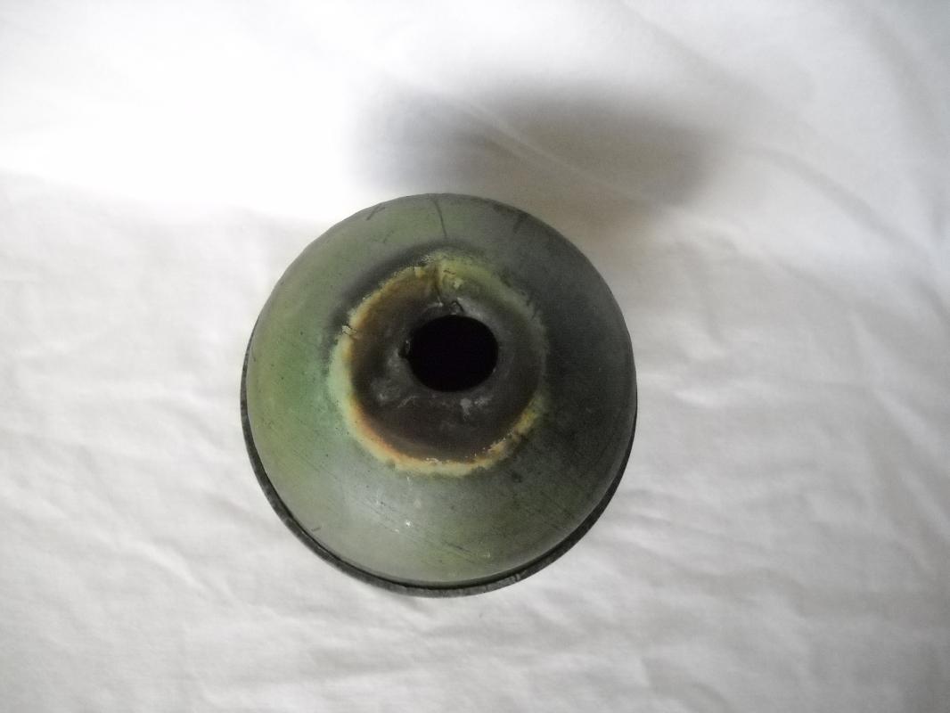 RARE Antique copper lighting rod ball