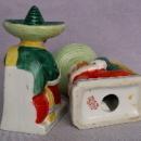 Occupied Japan SLEEPING MEXICAN BOY Porcelain Bookends - Ethnographic