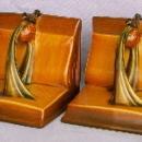 Roseville PINECONE Pottery Bookends