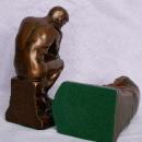 Nuart Bronzed Cast Metal THINKER Bookends - Metalware