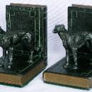 Ronson IRISH WOLFHOUND Cast Metal Bookends - Metalware
