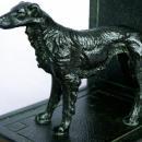 Ronson IRISH WOLFHOUND Cast Metal Bookends - Metalware