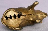 SEATED PIG Cast Iron Bank - Metalware