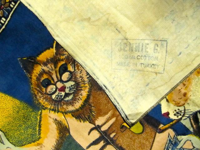 VINTAGE TAPESTRY- CATS PLAYING POLKER
