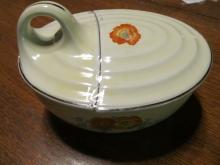 Hall Orange Poppy Covered Dish - Fine China