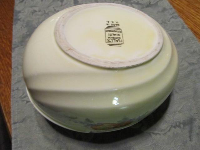 Hall Orange Poppy Covered Dish - Fine China