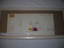 Folk art by GUS FALK. Lot of (3) Color drawings.