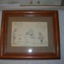 Folk art by GUS FALK. Lot of (3) Color drawings.