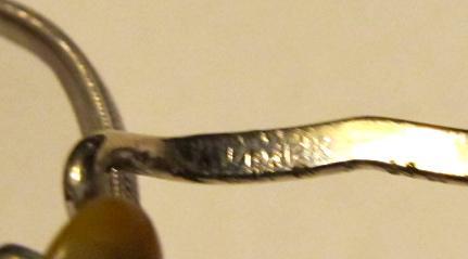 12 K White Glasses Bifocals Round in Case - Glass