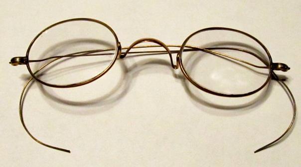 Gold Eye Glasses Oval Reading - Glass