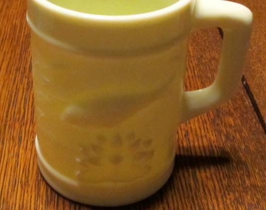 L.C. Wright Custard Glass uranium - glass