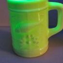 L.C. Wright Custard Glass uranium - glass