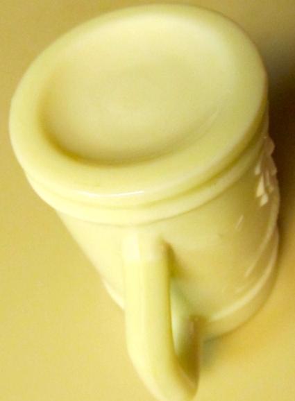 L.C. Wright Custard Glass uranium - glass