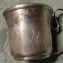 Baby Cup Animal Figures - Silver