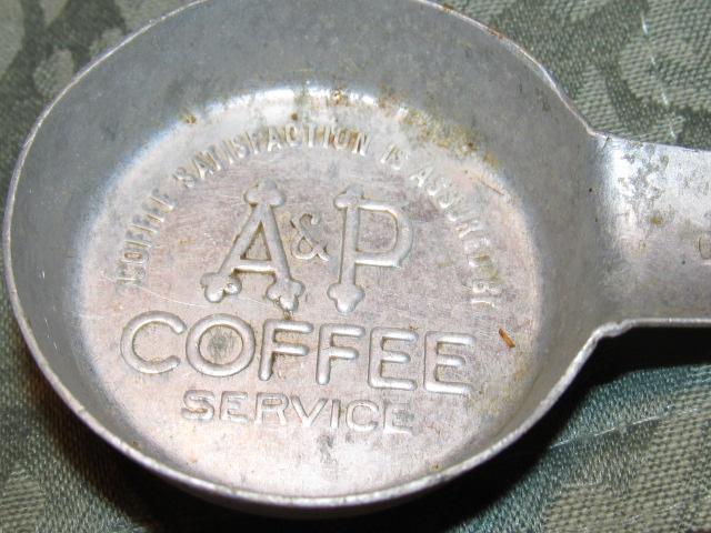 A&P COFFEE Measure Spoon - Metalware