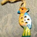 Tin Lithograph Parrot Whistle - Toy