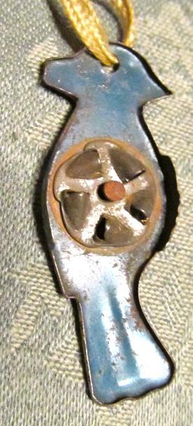 Tin Lithograph Parrot Whistle - Toy