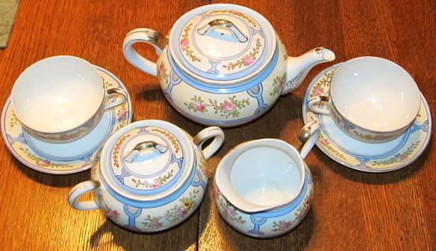 Nipon Art Deco Tea Set - Fine Porcelain