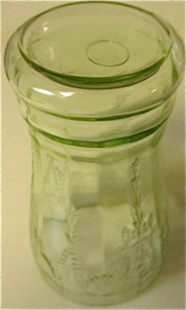 CAMEO BALLERINA Hocking Green Depression - Glass