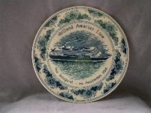 HOLLAND AMERICA LINE 2000 Amsterdam Inaugural Porcelain Plate