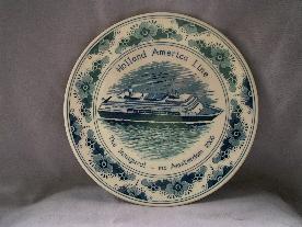 HOLLAND AMERICA LINE 2000 Amsterdam Inaugural Porcelain Plate