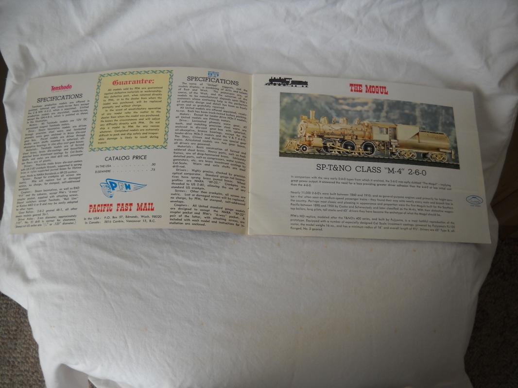 Vintage. Scale toy train catalogs. (2).