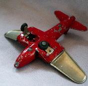 Red & Silver HUBLEY Jet No. 430 Toy Airplane