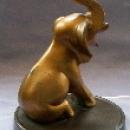 FRANKART Gold Finished ELEPHANT Bookends - Metalware