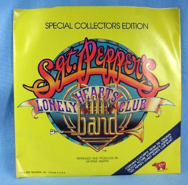 Dr Pepper Special Collectors Edition SGT PEPPERS Lonely Heart Club Band 45 RPM Record - Limited Edition Advertising