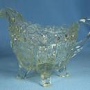 old Vintage Heisey clear Glass CREAMER Pitcher
