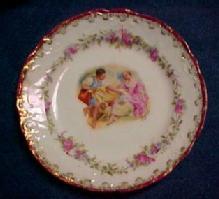 Carlsbad Hand Victoria Painted Bausher - Porcelain/Fine China