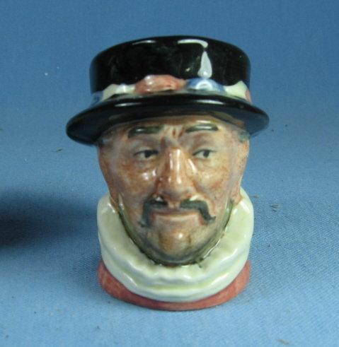 Royal Doulton Mini BEEFEATER Miniature Toby Mug - Antique Porcelain