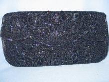 Vintage BEADED Purse CLUTCH Handbag - Misc Apparel Accessory