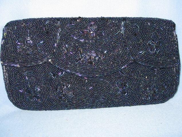 Vintage BEADED Purse CLUTCH Handbag - Misc Apparel Accessory