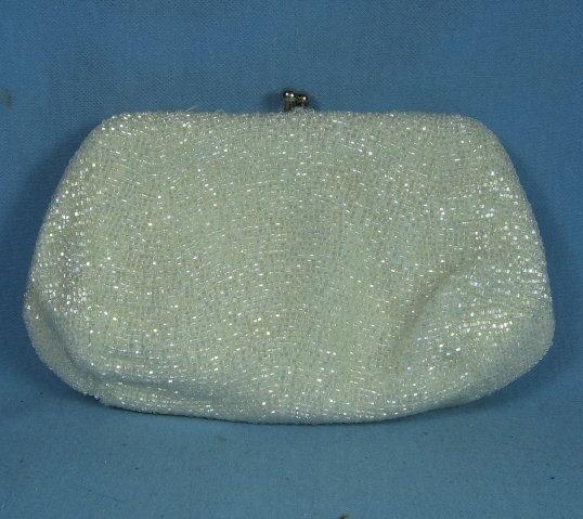 Vintage BEADED Purse CLUTCH Handbag - Misc Apparel Accessory