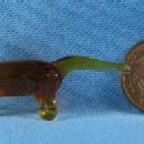 Glass DASH HOUND Dog - Bohemian Czech Art Glass Miniature Animal