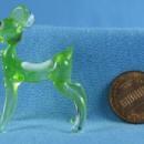 Mini Glass BAMBI Deer - Bohemian Czech Art Glass Miniature Animal