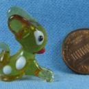 Glass Puppy DOG - Bohemian Czech Art Glass Miniature Animal