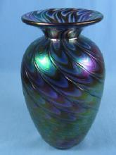 Mt St. Helen's Volcanic Ash Glassworks - Art Glass Vase