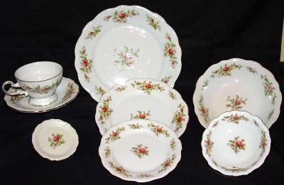 Antique Haviland Germany 103 piece Pottery Porcelain Dinnerware - Service for 12