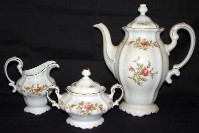 Antique Haviland Germany 103 piece Pottery Porcelain Dinnerware - Service for 12