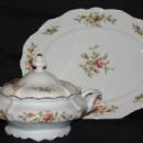 Antique Haviland Germany 103 piece Pottery Porcelain Dinnerware - Service for 12